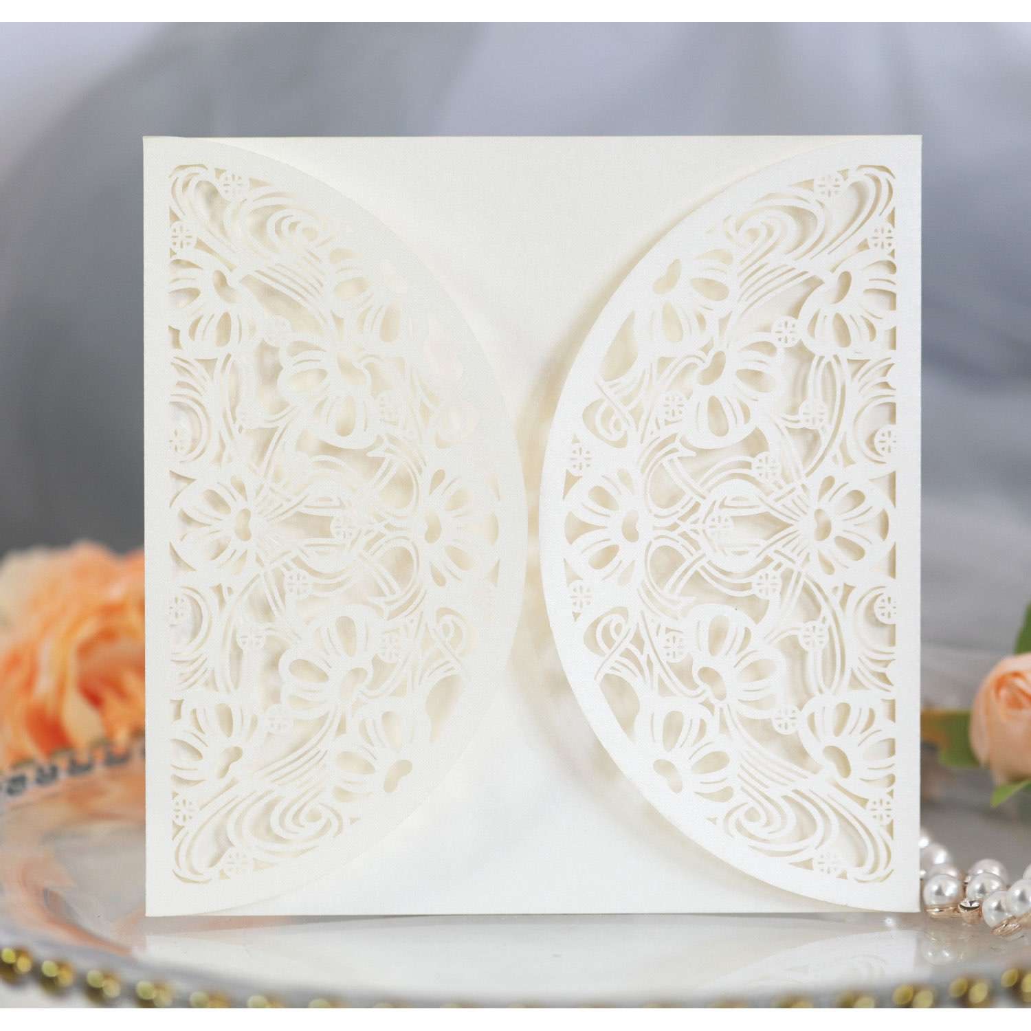 Laser Holder Wholesale Wedding Invitation Card Wedding Supplies